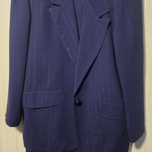 Vintage Purple Skirt Suit
